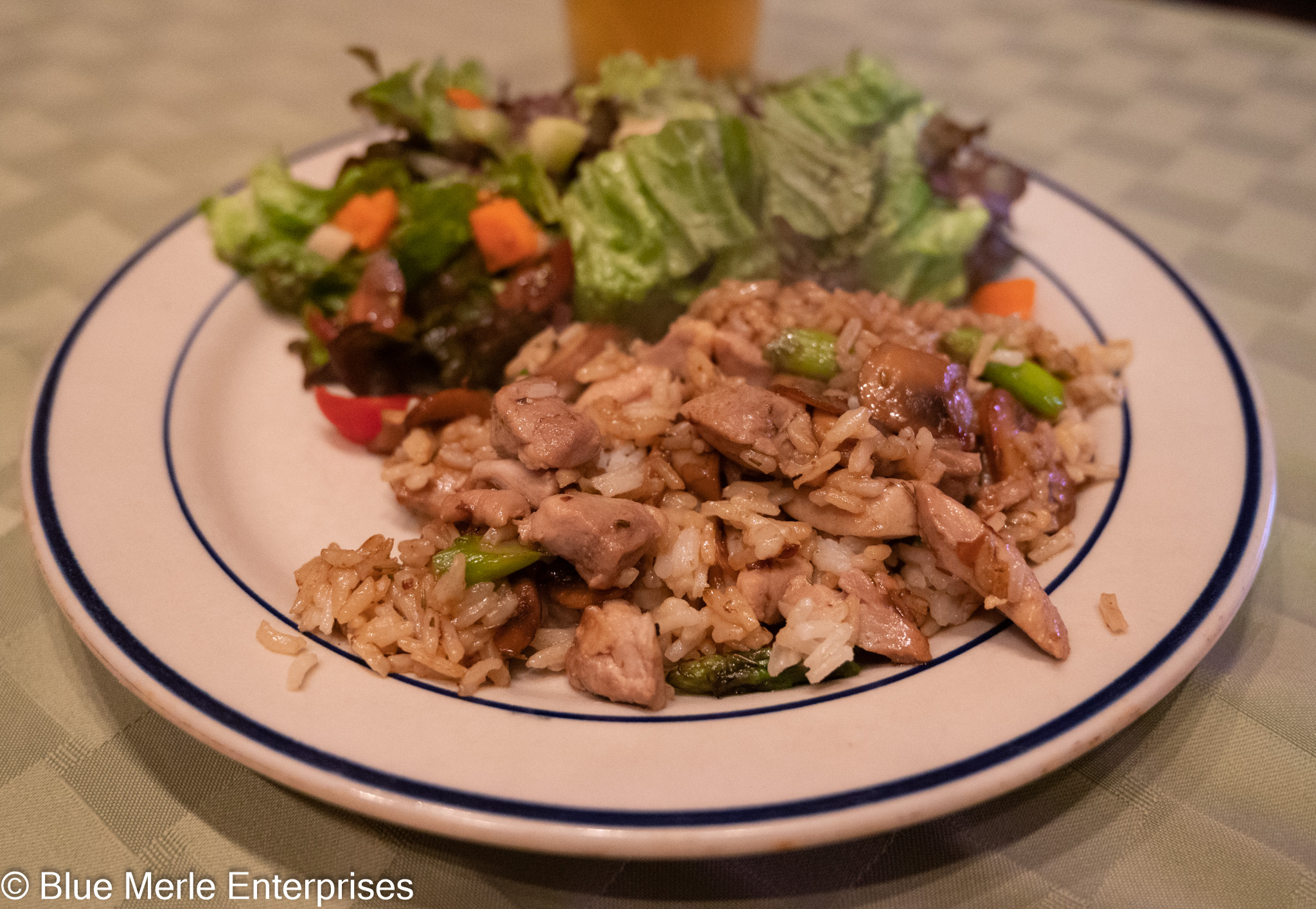 Mushroom & Chicken Rice